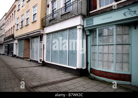 Geschäfte in Windsor saniert wird geschlossen Stockfoto