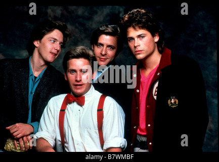 St Elmos Fire St. Elmo's Fire Jahr: 1985 USA, Emilio Estevez, Rob Lowe, Andrew McCarthy, Judd Nelson Regisseur: Joel Schumacher Stockfoto