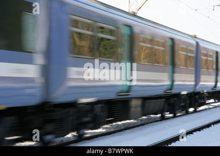 Thames Link Vorortbahn Stockfoto