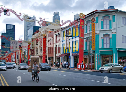 Singapur Chinatown China chinesische Streetshop speichern Marktzentrum Innenstadt Stockfoto