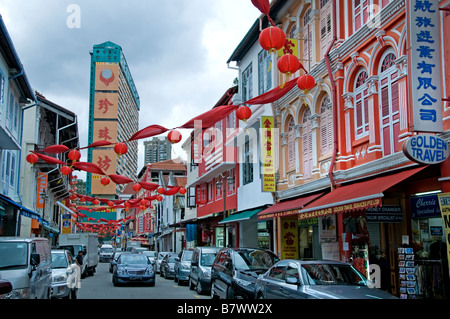 Singapur Chinatown China chinesische Streetshop speichern Marktzentrum Innenstadt Stockfoto