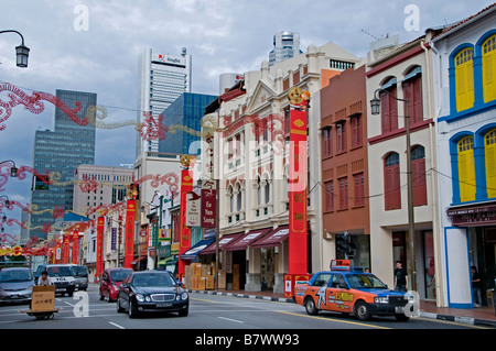 Singapur Chinatown China chinesische Streetshop speichern Marktzentrum Innenstadt Stockfoto