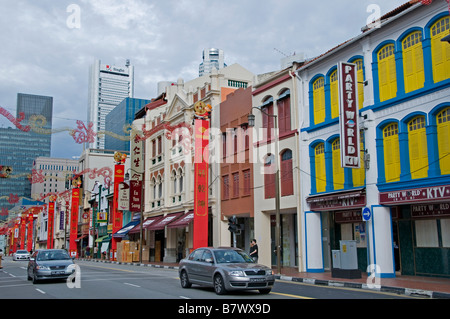 Singapur Chinatown China chinesische Streetshop speichern Marktzentrum Innenstadt Stockfoto