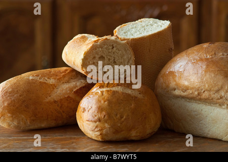 Frisch gebackenes Brot Stockfoto