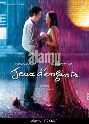 Jeux d'Enfants - Frankreich Jahr: 2003 Regie: Yann Samuell Guillaume Canet, Marion Cotillard Filmplakat (Fr) Stockfoto