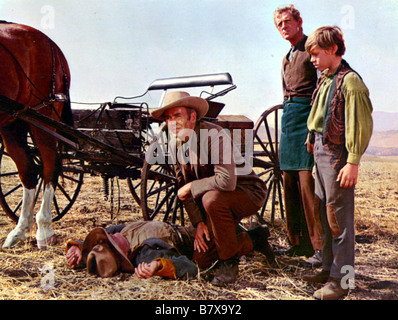 Willkommen auf harte Zeiten Willkommen auf harte Zeiten/Killer auf einem Pferd Jahr: 1967 USA Henry Fonda Regie: Burt Kennedy Stockfoto