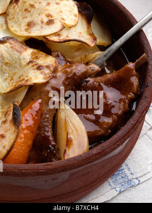 Traditionelle Lancashire hotpot Stockfoto