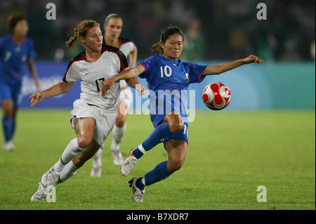 Homare Sawa JPN 18. August 2008 Fußball Peking 2008 Sommer Olympiade Damen Halbfinale zwischen Japan Damen 2 4 USA Damen Stockfoto