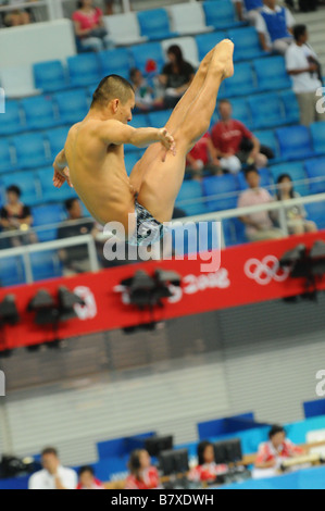 Ken Terauchi JPN 18. August 2008 Tauchen 2008 Olympischen Spiele in Peking Tauchen Mens 3 m Sprungbrett vorläufig im National Aquatics Center Water Cube Beijing China Foto von Masakazu Watanabe AFLO SPORT 0005 Stockfoto