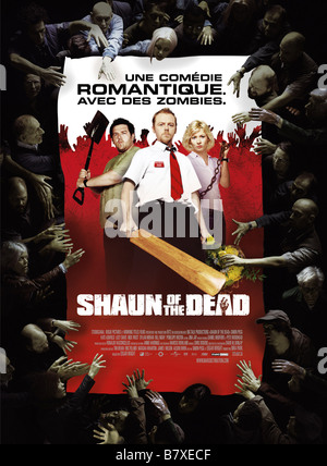 Shaun of the Dead Shaun der Toten Jahr: 2004-UK Affiche, Poster Regie: Edgar Wright Stockfoto