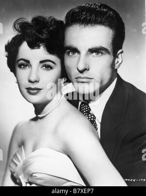 Studio Portrait für den Film einen Platz in der Sonne Jahr: 1951 USA Montgomery Clift, Elizabeth Taylor (Liz Taylor), Regie: George Stevens Stockfoto