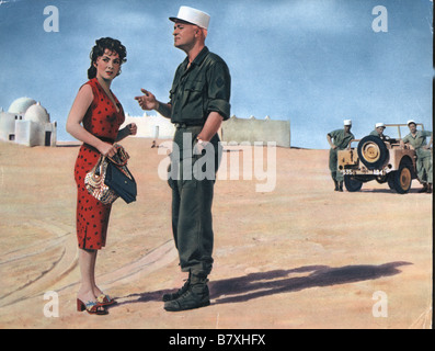 Il Grande gioco Le Grand Jeu Jahr: Italien/Frankreich 1954 Regie: Robert Siodmak Peter van Eyck, Gina Lollobrigida Stockfoto