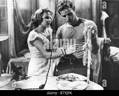 Eine Endstation Sehnsucht Jahr: 1951 USA Marlon Brando, Kim Hunter Regisseur: Elia Kazan Stockfoto