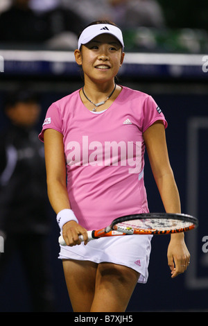 Aiko Nakamura JPN 29. September 2008 Tennis AIG Japan Open Tennis Championships 2008 Damen Einzel bei Ariake Kolosseum Tokyo Japan Foto von Daiju Kitamura AFLO SPORT 1045 Stockfoto