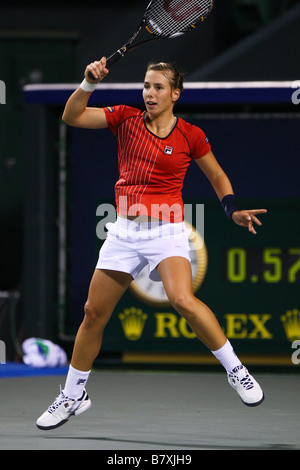 Marina Erakovic NZL 29. September 2008 Tennis AIG Japan Open Tennis Championships 2008 Damen Einzel bei Ariake Kolosseum Tokyo Japan Foto von Daiju Kitamura AFLO SPORT 1045 Stockfoto