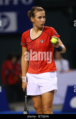 Marina Erakovic NZL 29. September 2008 Tennis AIG Japan Open Tennis Championships 2008 Damen Einzel bei Ariake Kolosseum Tokyo Japan Foto von Daiju Kitamura AFLO SPORT 1045 Stockfoto