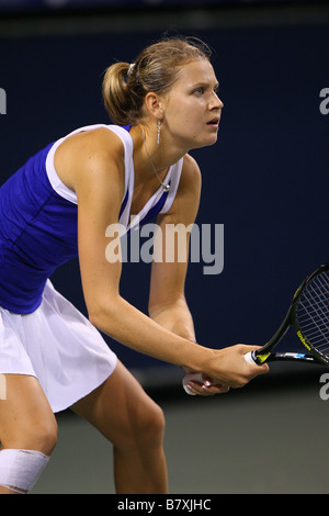 Lucie Safarova CZE 29. September 2008 Tennis AIG Japan Open Tennis Championships 2008 Damen Einzel bei Ariake Kolosseum Tokyo Japan Foto von Daiju Kitamura AFLO SPORT 1045 Stockfoto