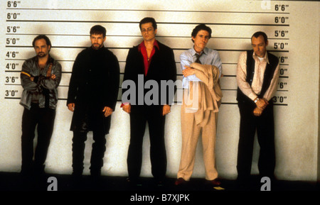 Die üblichen Verdächtigen Jahr: 1995 USA/Deutschland, Gabriel Byrne, Benicio Del Toro, Kevin Spacey, Kevin Pollak, Stephen Baldwin Regisseur: Bryan Singer Stockfoto