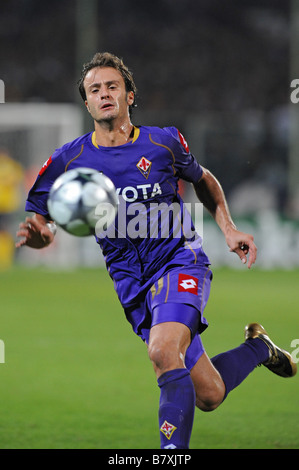 Alberto Gilardino Fiorentina 30. September 2008 Fußball UEFA Champions League 2008 2009 Fiorentina Italien Vs Steaua Bucuresti Bucarest 0 0 Artemio Franchi Stadion Florenz Italien Foto: Enrico Calderoni AFLO Stockfoto