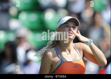 Caroline Wozniacki DEN 2. Oktober 2008 Tennis AIG Japan Open Tennis Championships 2008 Damen Einzel bei Ariake Kolosseum Tokyo Japan Foto von Masakazu Watanabe AFLO SPORT 0005 Stockfoto