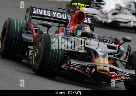 Sebastian Vettel Toro Rosso 12. Oktober 2008 Formel 1-Sebastian Vettel Deutschlands und Scuderia Toro Rosso in Aktion während des F1 japanischen Grand Prix auf dem Fuji Speedway in Shizuoka Japan Foto von Masakazu Watanabe AFLO SPORT 0005 Deutschland heraus Stockfoto