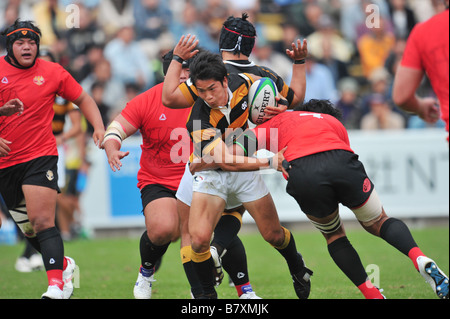 Ryutaro Takemoto Keio 19. Oktober 2008 Rugby Kanto Wettbewerbs zwischen Hochschulen Rugby-match zwischen Teikyo Universität 5 5 Keio University in Prinz Chichibu Memorial Rugby Stadion Tokyo Japan Foto von Jun Tsukida AFLO SPORT 0003 Stockfoto