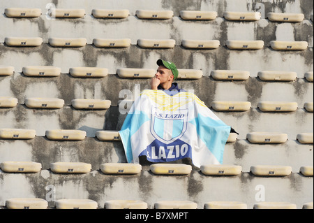 SS Lazio-Fans 19. Oktober 2008 Fußball Italien Serie A match zwischen Bologna und SS Lazio am Renato Dall Ara-Stadion in Bologna-Italien-Foto von Enrico Calderoni AFLO SPORT 0391 Stockfoto