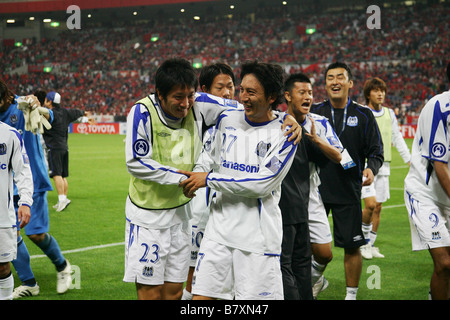 Gamba Osaka Team Gruppe 22. Oktober 2008 Fußball AFC Champions League 2008 Halbfinale zwischen Urawa Red Diamonds 1 3 Gamba Osaka Stockfoto