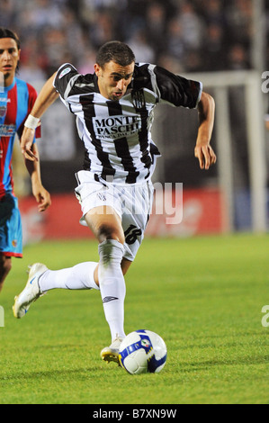 Abdel Kader Ghezzal Siena 25. Oktober 2008 italienischer Fußball-match zwischen Siena und Catania im Artemio Franchi Stadion in Siena Italien Foto: Enrico Calderoni AFLO SPORT 0391 Stockfoto