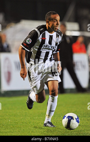 Houssine Kharja Siena 25. Oktober 2008 italienischer Fußball-match zwischen Siena und Catania im Artemio Franchi Stadion in Siena Italien Foto: Enrico Calderoni AFLO SPORT 0391 Stockfoto