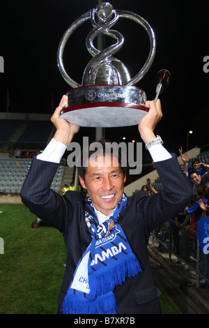 Akira Nishino Head Coach Gamba NOVEMBER 12 2008 Fußball AFC Champions League 2008 2. Schlussetappe match zwischen Adelaide United FC 0 2 Gamba Osaka am Hindmarsh Stadium Adelaide Australien Foto von Daiju Kitamura AFLO SPORT 1045 Stockfoto