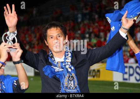 Akira Nishino Head Coach Gamba NOVEMBER 12 2008 Fußball AFC Champions League 2008 2. Schlussetappe match zwischen Adelaide United FC 0 2 Gamba Osaka am Hindmarsh Stadium Adelaide Australien Foto von Daiju Kitamura AFLO SPORT 1045 Stockfoto