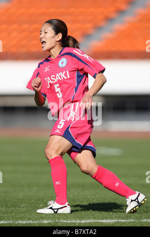 R C Ü Hiromi Ikeda Perule 23. November 2008 Fußball 2008 NADESHIKO League Division 1 zwischen NTV Beleza 4 1 TASAKI Perule FC an Stockfoto