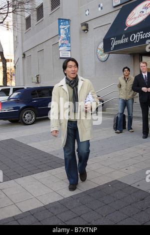 Hideki Matsui Yankees 1. Dezember 2008 MLB Hideki Matsui von der New York Yankees besucht Yankee Stadium um Behandlung von verletzten Knie Foto von Thomas Anderson AFLO 0903 japanische Zeitung heraus zu erhalten Stockfoto