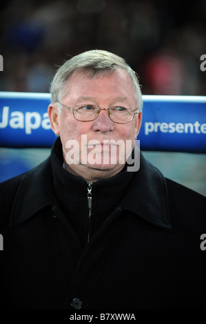 Sir Alex Ferguson Mann U 21. Dezember 2008 Fußball FIFA Club World Cup Japan 2008 Final Match zwischen Manchester United 1 0 Liga Stockfoto