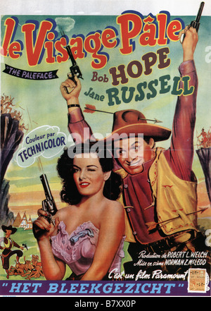 Die Bleichgesichtigen Jahr: 1948 USA, Bob Hope, Jane Russell Regie: Norman Z. McLeod Film Poster Stockfoto