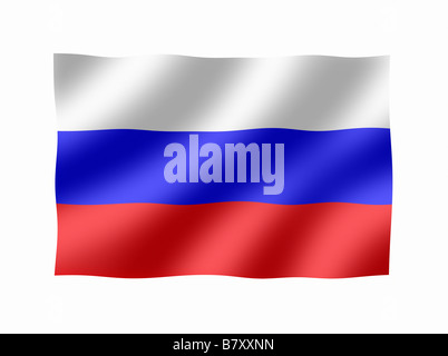 Russland Russische Sowjetunion UdSSR Fahne Stockfoto