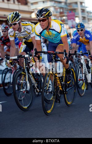 Lance Armstrong USA 18. Januar 2009 Radsport Lance Armstrong Team Astana während der Tour nach unten unter Classic in Adelaide Australien Foto von Yuzuru Sunada AFLO 0302 Stockfoto