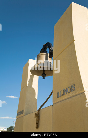 ILLINOIS DeKalb Bell außerhalb Einberufung Center Gebäude auf dem Campus der Northern Illinois University Stockfoto