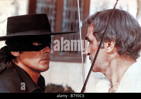 Zorro Jahr: 1975 - Italien Alain Delon, Stanley Baker Regie: Duccio Tessari Stockfoto