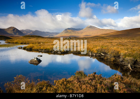 Rannoch Moor im Herbst schottischen Highlands Schottland Stockfoto