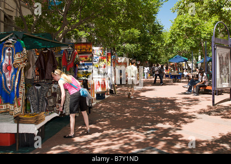 St Georges Street Mall in Cape Town, South Africa. Stockfoto