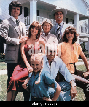 Dallas [TV-Serie] 1978-1991 Jahr: 1978 USA von David Jacobs Victoria Principal erstellt, Jim Davis, Patrick Duffy, Linda Gray, Larry Hagman, Charlene Tilton, Barbara Bel Geddes Stockfoto