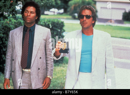 Deux flics à Miami Miami Vice Jahr: 1984 - [TV-Serie 1984-1989] Philip Michael Thomas, Don Johnson Stockfoto