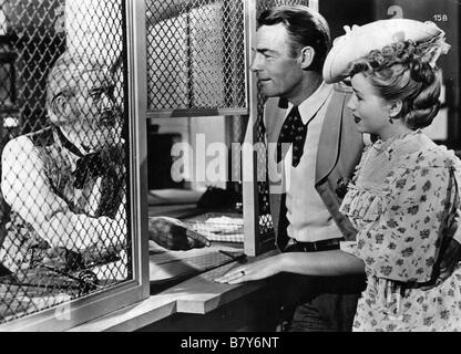 Weit-West 89 Rückkehr der schlechten Menschen/Westen Jahr: 1948 USA Regie: Ray Enright George 'Gabby' Hayes, Randolph Scott, Jacqueline Weiss Stockfoto