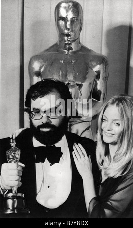 Francis Ford Coppola einen Oscar für seinen Film 1975 Der Pate: Teil II Stockfoto