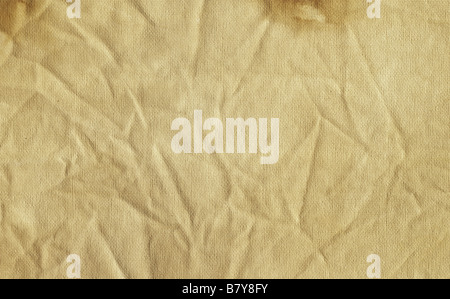Grunge-Stil zerknittertes Papierhintergrund der Arbeitsfläche Stockfoto
