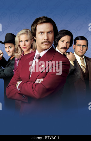 Presentateur Vedette: La légende de Ron Burgundy Anchorman: Die Legende von Ron Burgundy Jahr: 2004 USA Will Ferrell, Christina Applegate, David Koechner, Steve Carell, Paul Rudd Regie: Adam McKay Stockfoto