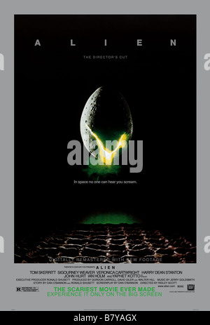 Alien Jahr: USA/Großbritannien 1979 Regie: Ridley Scott Film Poster (USA) Stockfoto