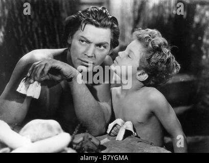 Tarzan findet ein Sohn Jahr: 1939 USA Johnny Weissmuller, Johnny Sheffield Regisseur: Richard Thorpe Stockfoto